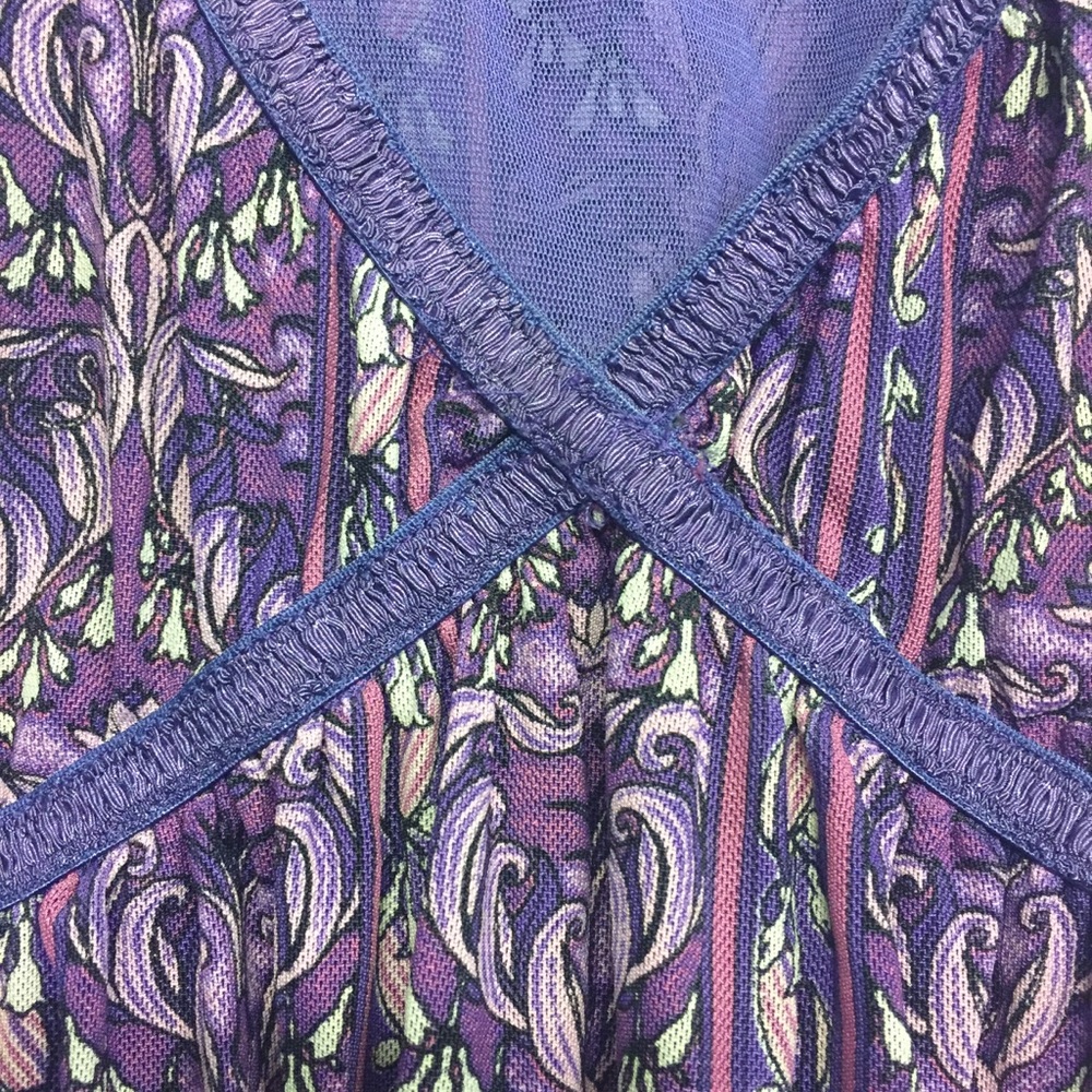 Max Studio sleeveless purple summer dress
